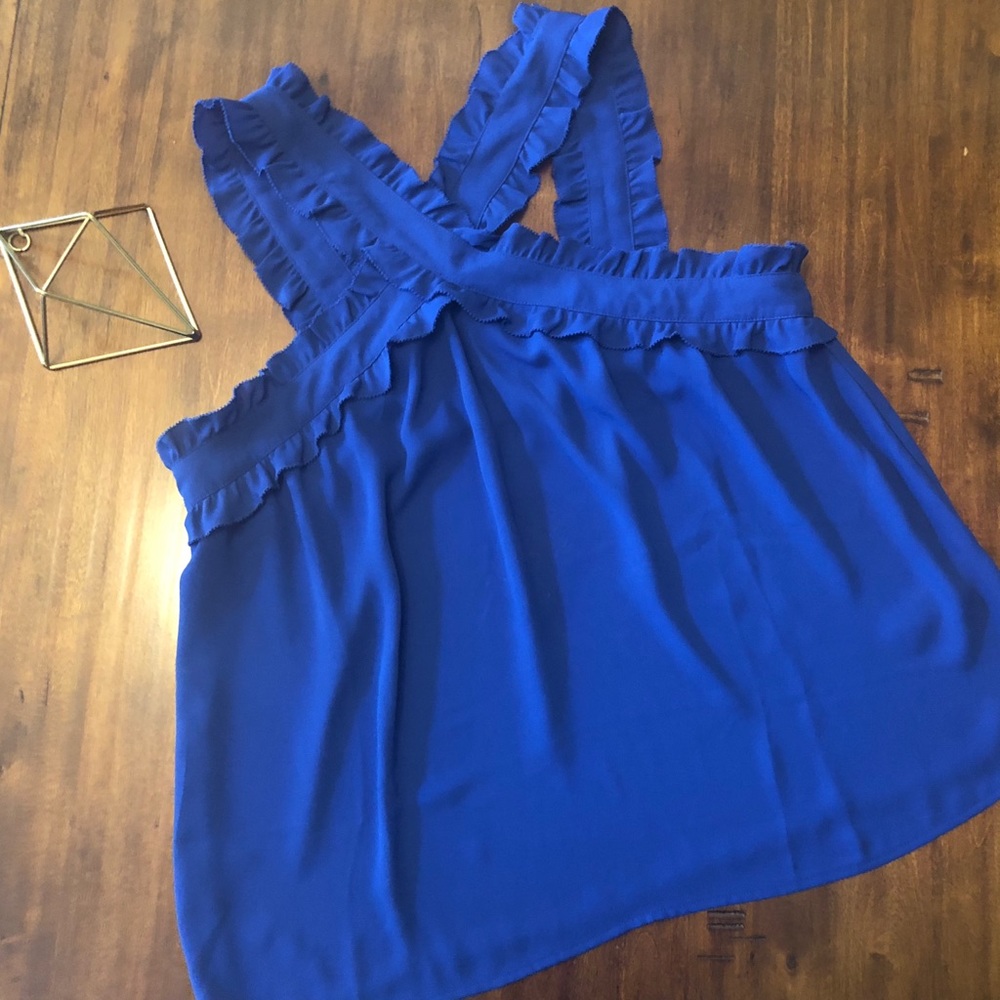 J. Crew Drapey Wrap-Front Top, Size 10